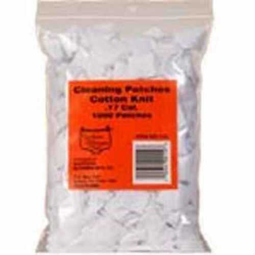 Cotton Knit Cleaning Patches .17 Caliber Rifle - Bulk Bag 1000 Per